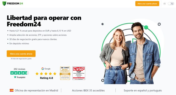 cómo funciona freedom24 de freedom finance