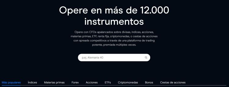 cmc markets mercados disponibles