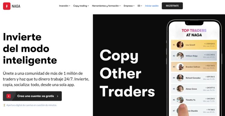 naga plataforma de trading online